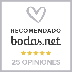 Recomendado en bodas.net · 5 estrellas · 25 opiniones